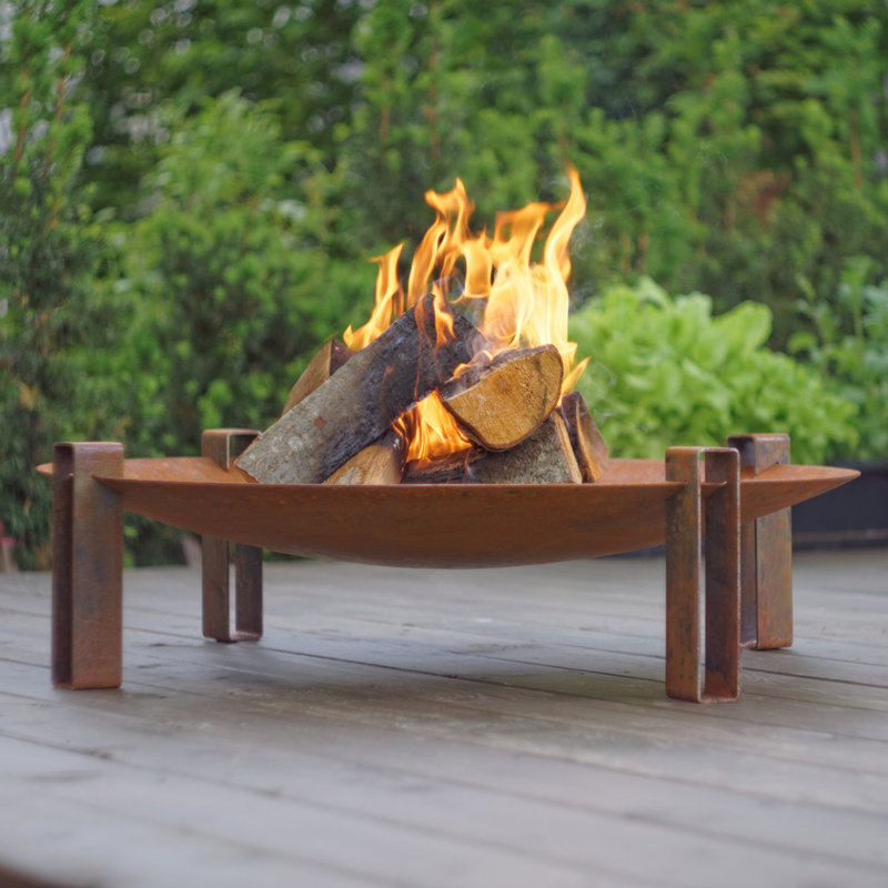 Round Steel Smokeless Fire Pit