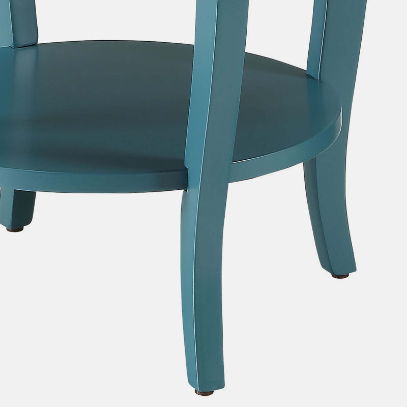 Kristian End Table, Teal