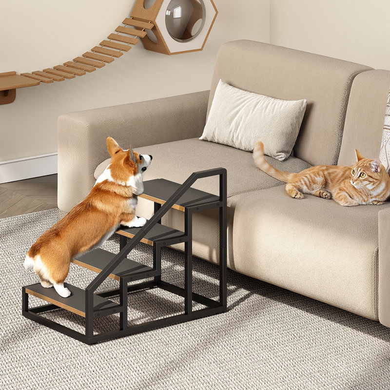Devy 4 Steps Pet Stairs Dog Stairs Pet Ramp