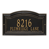Signature Series 2-Line Wall Address Plaque