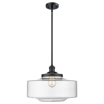 Mini-luminaire suspendu 1 lumière Franklin Restoration - Bullet - ampoule non incluse 