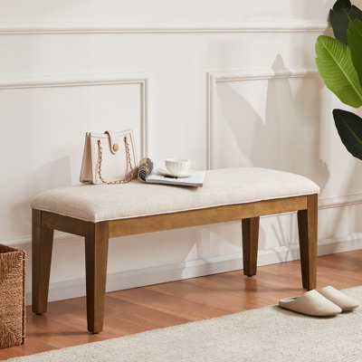 Isaura Polyester Upholstered Bench