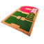 Tapis de porte antidérapant en fibre de coco avec envers PVC 18 x 30 pouces - Tapis de Noël Ho Ho