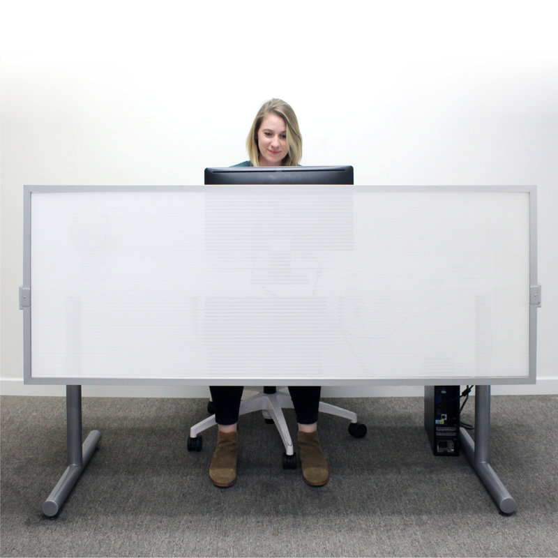 1 Panel, White, Aluminum, 18" H x 30" W x 0.63" D