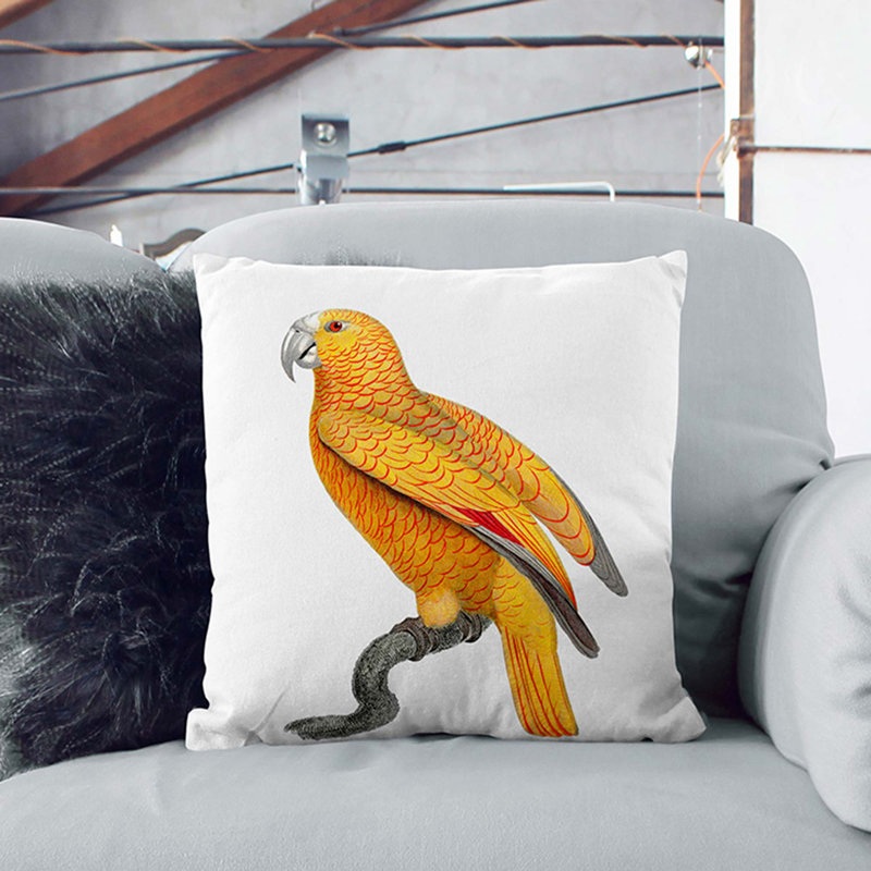 Square Throw Cushion, 40cm H x 40cm W x 15cm D