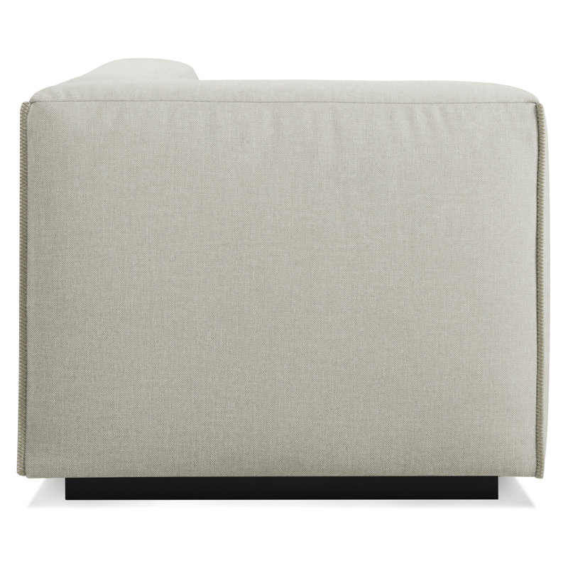 Cleon Chaise Lounge, Maharam Meld in Panda, Left Hand Facing