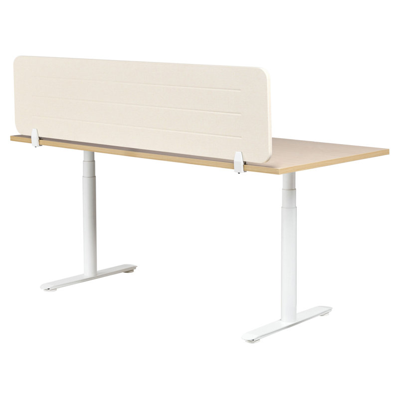 Desk Dividers, Beige, 40cm H x 160cm L