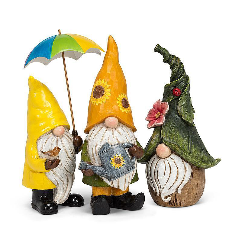 Grande figurine de jardin ou de tablette d'intérieur en résine de 12 pouces Khyree, 12'' H X 3'' W X 5'' D