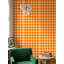 Nappe orange à carreaux orange-130827800