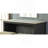 Two-Tone Design Black Dining Table 2X Stools Biscuit-Tufted Seat Cushion Beige 3Pc Dining Table Set