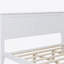 Grand lit plateforme en bois massif