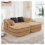 Canapé modulaire 77,2 po Camel Teddy-1796726504