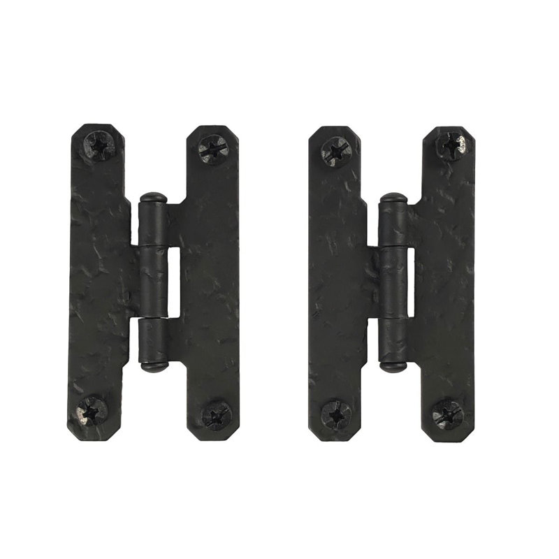 3" Textured Cabinet H Hinge, Pair