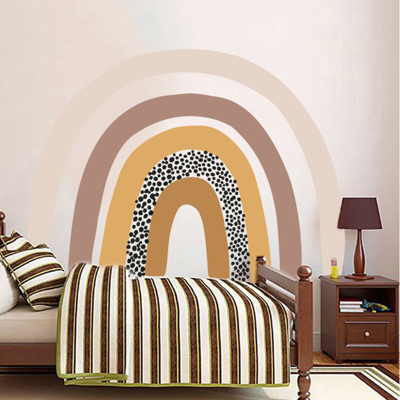 Adhésif décoratif arc-en-ciel, H 46 po x l 59 po