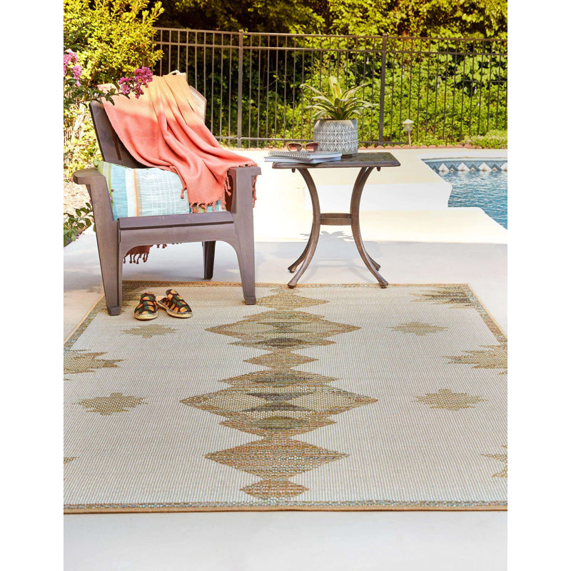 Loma Moroccan Stain-Resistant Area Rug , Rectangle 9' x 12'