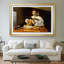 Le joueur de luth (version Wildenstein / Badminton) - reproduction encadrée de Caravaggio avec passe-partout et verre - c. 1596-2006070024-2006070027-2006070028