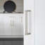 Paquet de 10 poignées d'armoire en nickel satiné brossé, poignées de tiroir moletées, trou central de 5 pouces, quincaillerie de cuisine durable pour armoires, commodes et portes-116038959-116038971