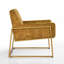 Fauteuil en polyester de 29,5 po Milano-1086208677