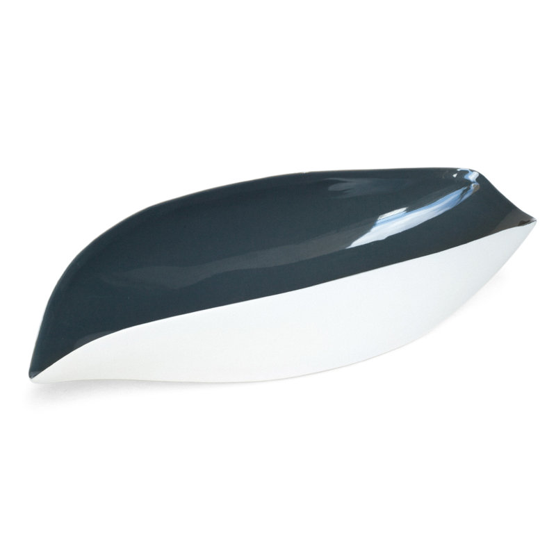 Plateau de service Lamina, Gris, H 4 po x l 7 po x P 16 po