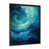 Impression noire sur toile encadrée sélectionné
