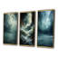 «Ocean Storm Harmony», 3 pièces sur toile-1895643353-1895643352