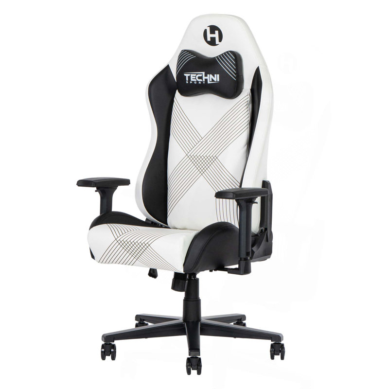 Comfort Gaming Chair for Home Offices, White