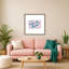 «Couch Chronicles» par Athene Fritsch, reproduction d'art encadrée sur bois-1910685508