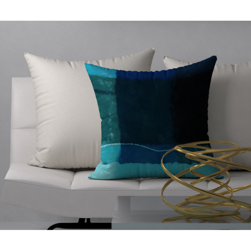 Coussin décoratif carré dynamique, 20 po x 20 po