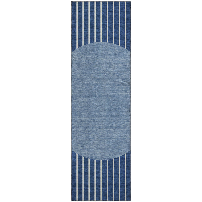 Premium Machine Washable Naglee AMF994 Stripes Rug, Runner 2'3" x 7'6"