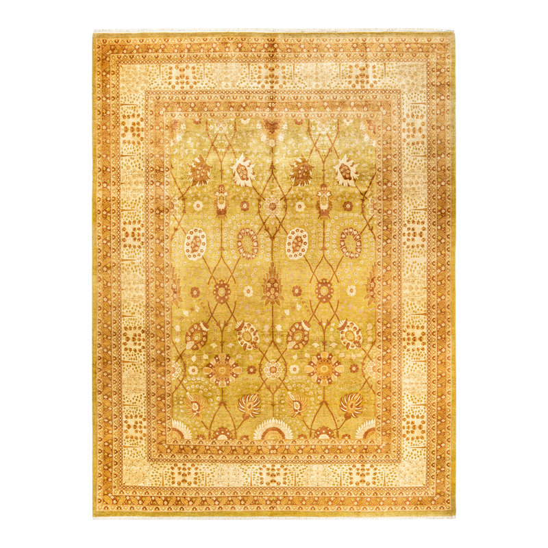 Classic One-of-a-Kind 9' 2" X 12' 4" Hand Knotted Area Rug