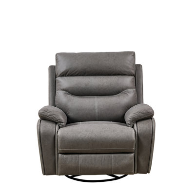 Motor Rocking And 240 Degree Swivel Single Sofa Seat Recliner Chair  Infinite Position ,Head Rest With Power Function -  Latitude RunÂ®, 849A3876B2F04C18865BD707DF5AAE30