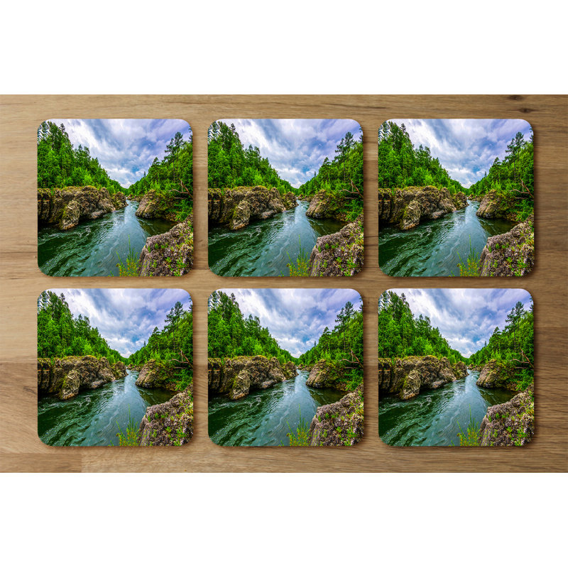 Dudderar Square 6 Piece Coaster Set