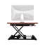 Convertisseur de bureau électrique debout de 48 po VersaDesk PowerPro Elite avec bouton-poussoir réglable en hauteur et port de charge USB, blanc-739208816-739208823