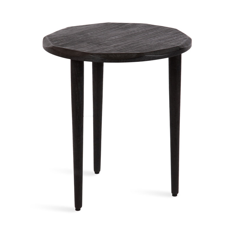 Faceted Round Side Table