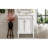 24'' Bathroom Vanity With Top Sink, 2-Tier Modern Bathroom Storage Cabinet, Single Sink Bathroom Vanity, Large Storage Shelves-1365929094