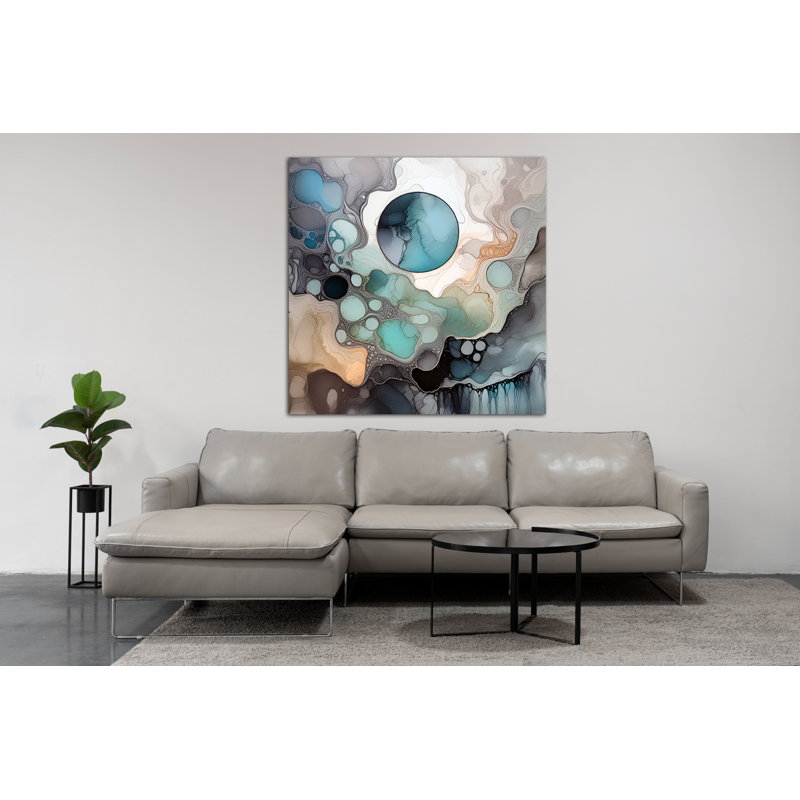 Celestial Currents, 24" H x 24" W