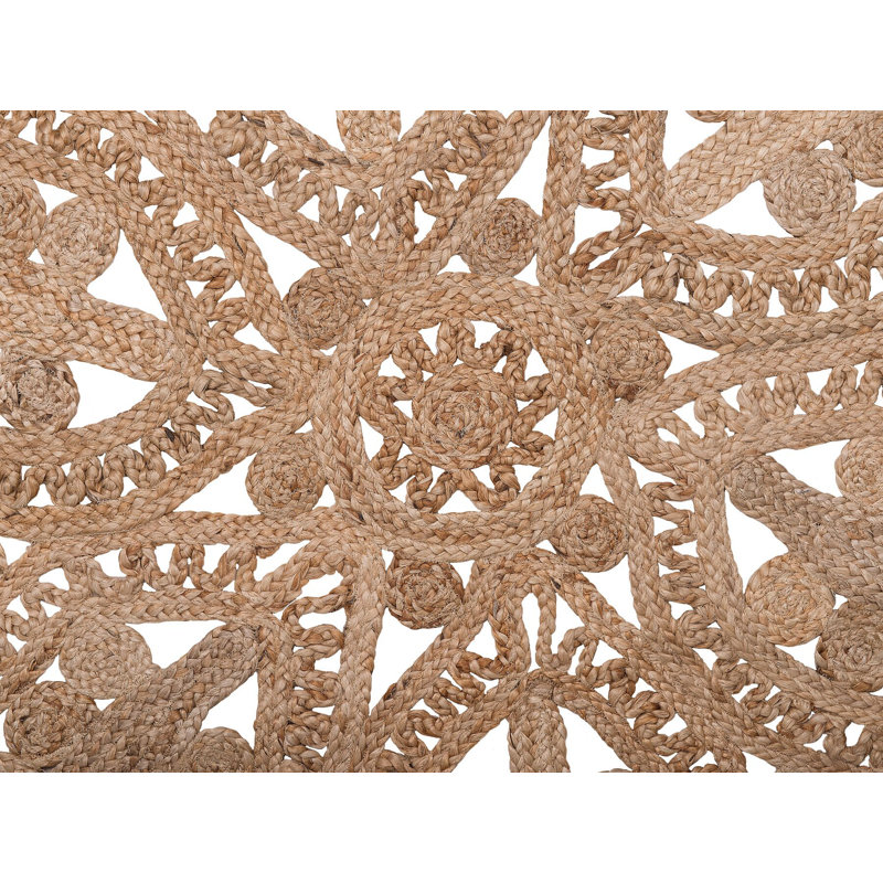 Round Verbana Solid Colour 120cm X 120cm Area Rug