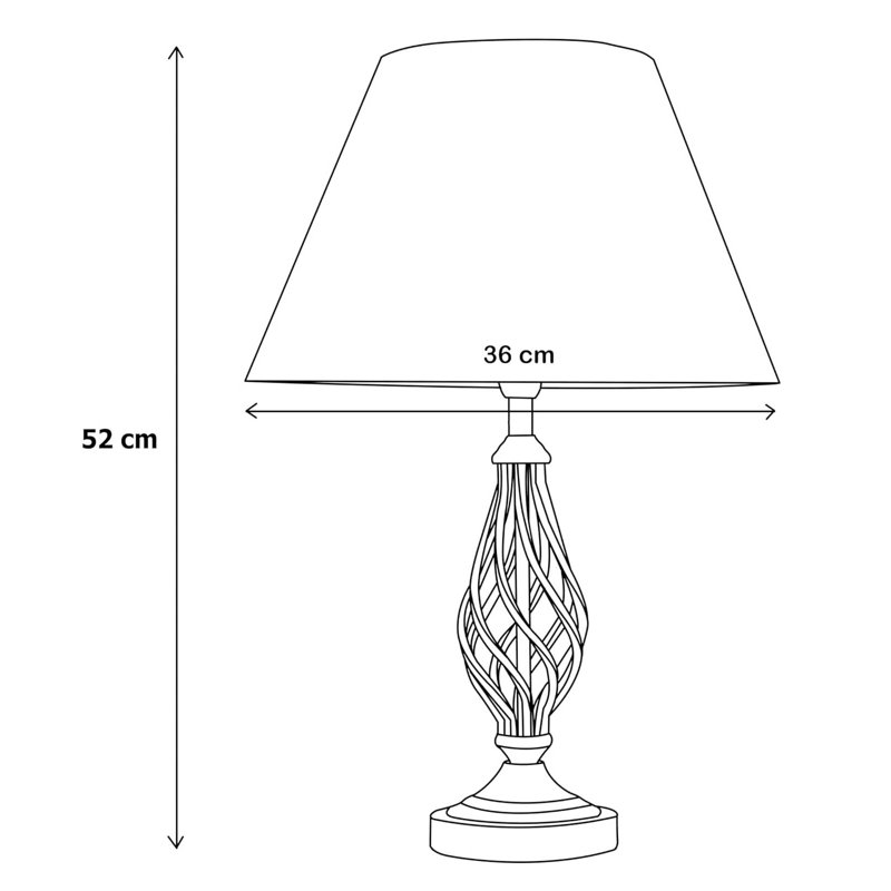 Metal Table Lamp