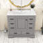 Ensemble de meuble-lavabo avec lavabo, six tiroirs et tablette réglable-1258990939