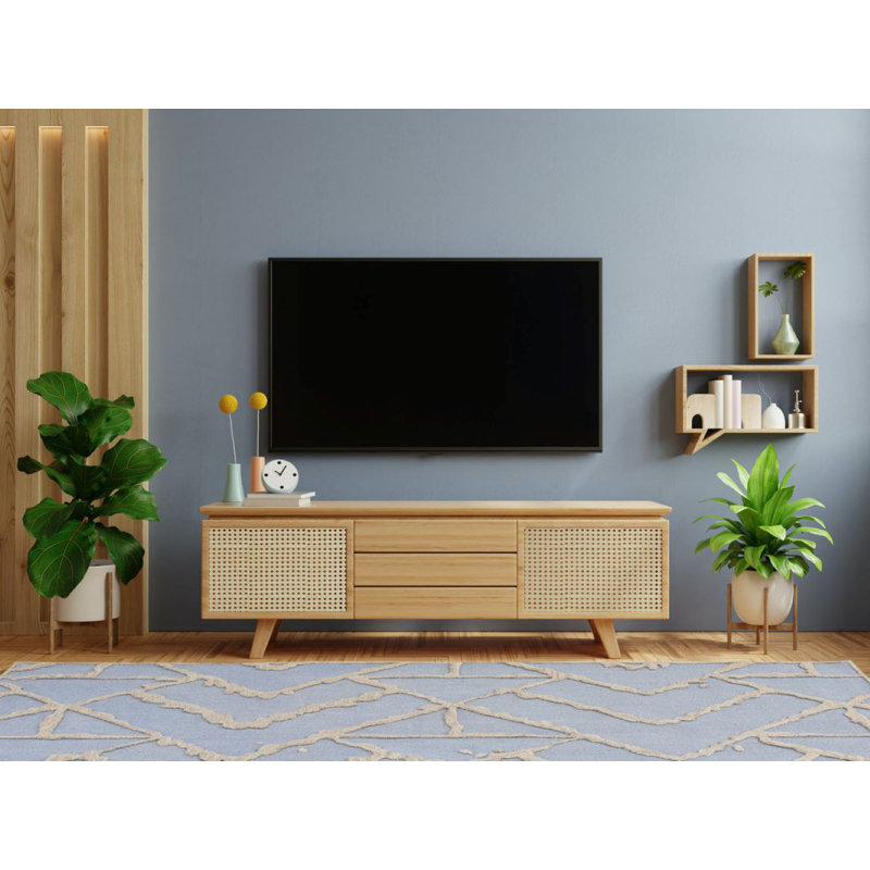 Jonahs Handmade Blue Wool Area Rug, Rectangle 7'6" x 9'6"