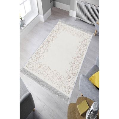 Luxurious Velvet Area Rug (4.6 x 7.2 ft), 100% Antibacterial Fabric, Non-Slip Cotton Backing, Pile Height: 0.4 in | Machine Washable, 3D Digital Print Design | Perfect for Living Room & Bedroom Decor, Soft & Durable