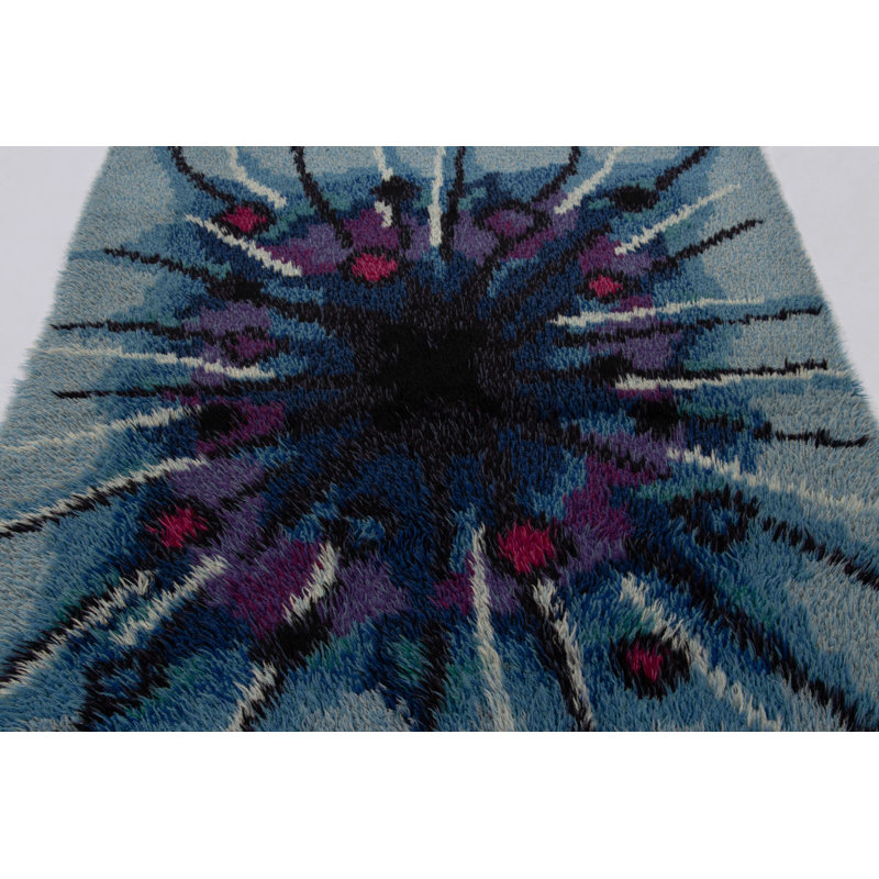 Scandinavian One-of-a-Kind 4'7x6'6 Hand Knotted Area Rug