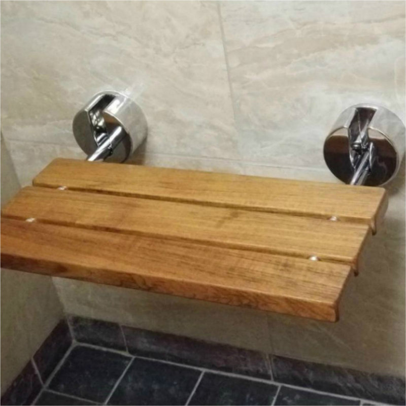 Banc de douche en teck Crosstown l 20,1 po