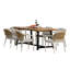 Ensemble repas d'extérieur 7 pièces Myda-158698571