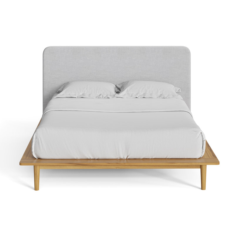 Lit plateforme Alab, Grand, Naturel