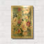 «Peony Delights» par Katrina Pete, art mural en métal doré, 12 po x 16 po-1992273688