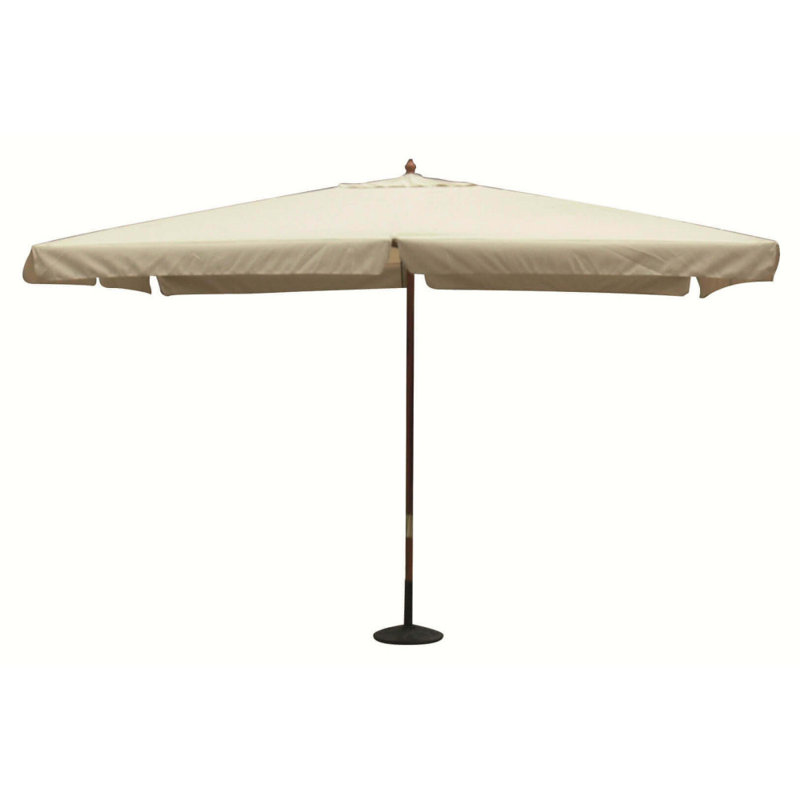 Ansje 200cm Rectangular Market Parasol, Beige, 200 cm H x 300 cm W x 400 cm D