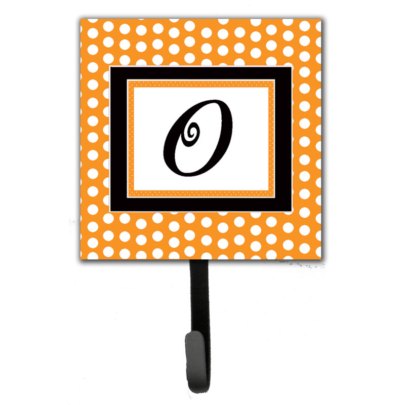 Porte-laisse coussin monogramme et crochet mural, O