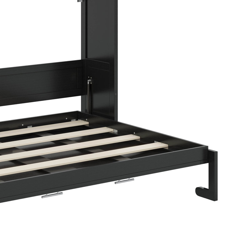 Lit escamotable double avec armoires de rangement