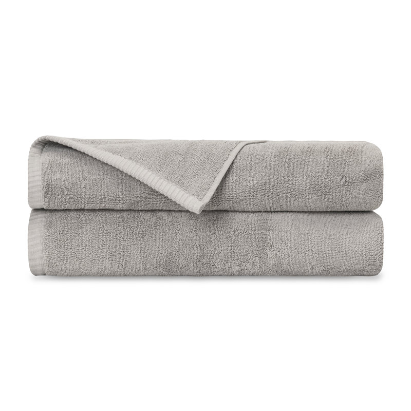 Riviera 2-pc Bath Sheet Set, Chrome